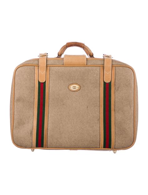 vintage Gucci luggage